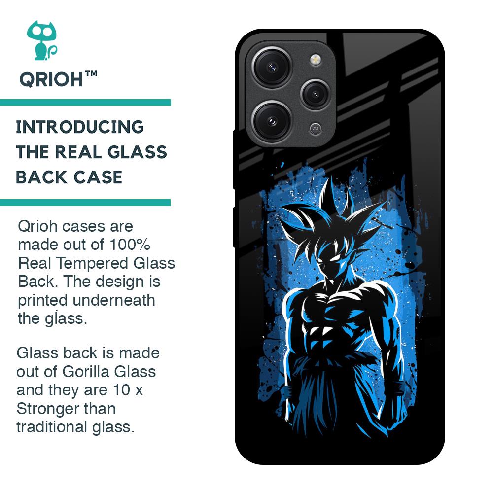Splatter Instinct Glass Case for Redmi 12