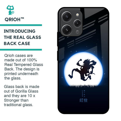 Luffy Nika Glass Case for Redmi 12