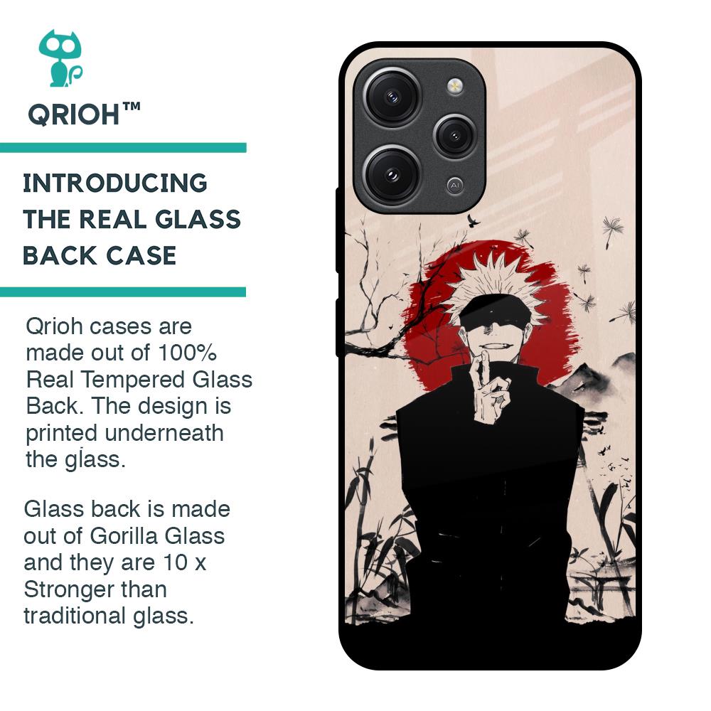 Manga Series Glass Case for Redmi 12