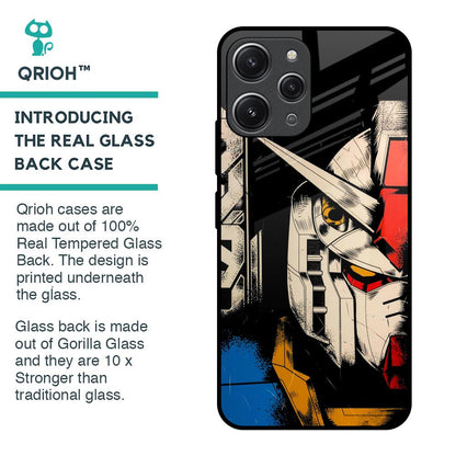 Transformer Art Glass Case for Redmi 12