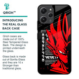 Red Vegeta Glass Case for Redmi 12