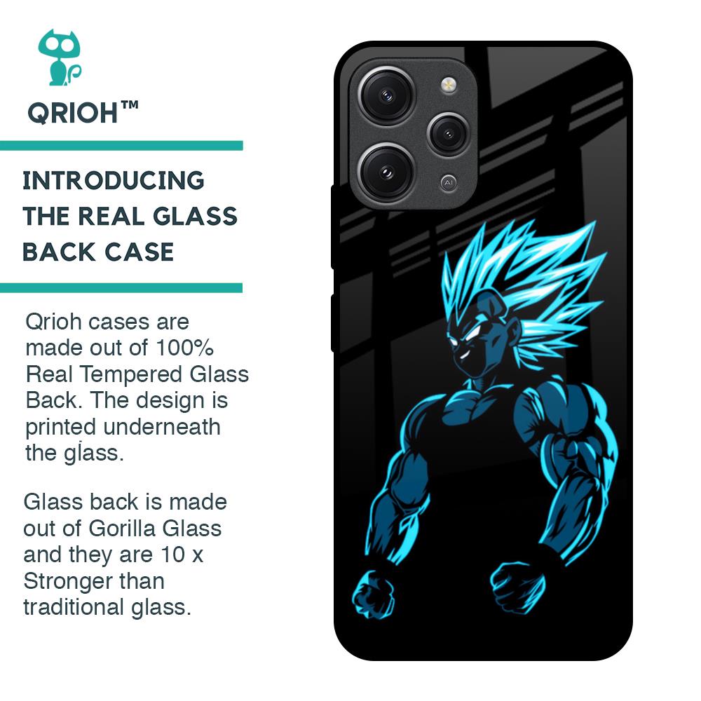 Pumped Up Anime Glass Case for Redmi 12