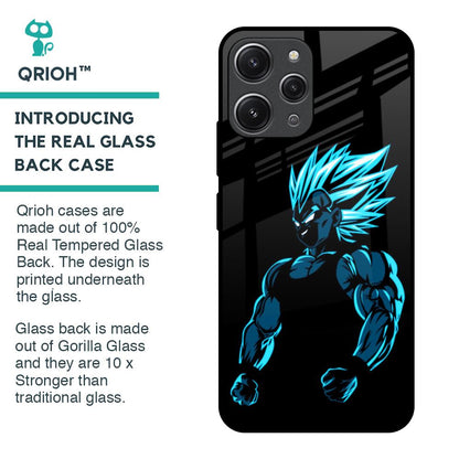 Pumped Up Anime Glass Case for Redmi 12