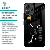 Luffy Line Art Glass Case for Redmi 12