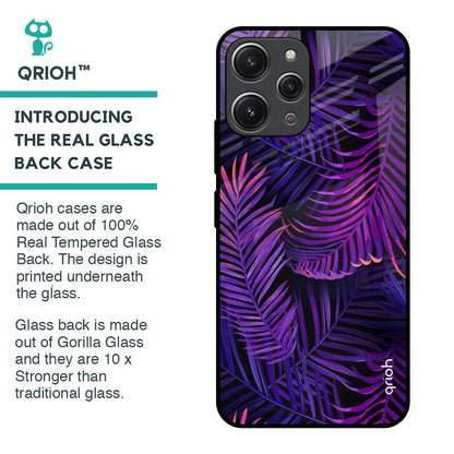Plush Nature Glass Case for Redmi 12