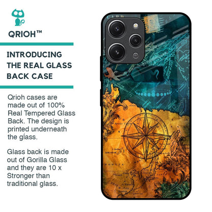 Architecture Map Glass Case for Redmi 12
