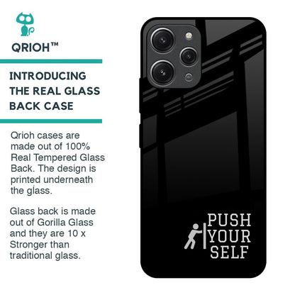 Push Your Self Glass Case for Redmi 12