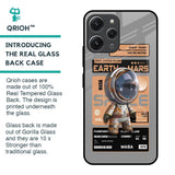 Space Ticket Glass Case for Redmi 12
