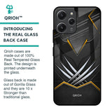 Black Warrior Glass Case for Redmi 12