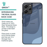 Navy Blue Ombre Glass Case for Redmi 12