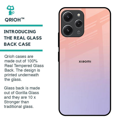 Dawn Gradient Glass Case for Redmi 12