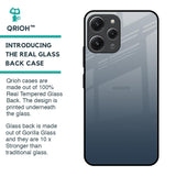 Smokey Grey Color Glass Case For Redmi 12