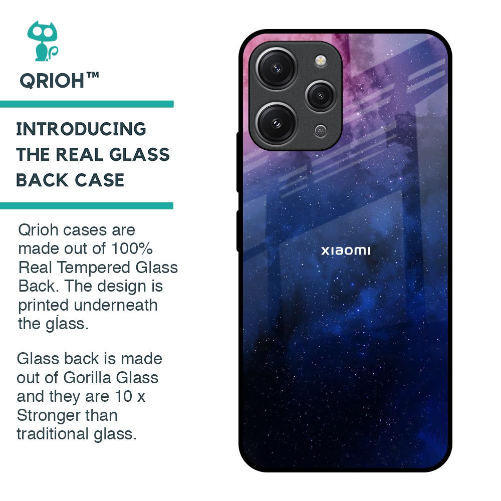 Dreamzone Glass Case For Redmi 12