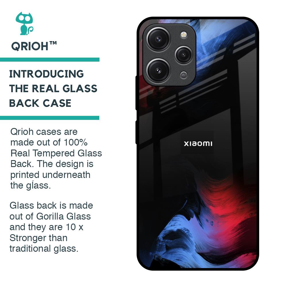 Fine Art Wave Glass Case for Redmi 12