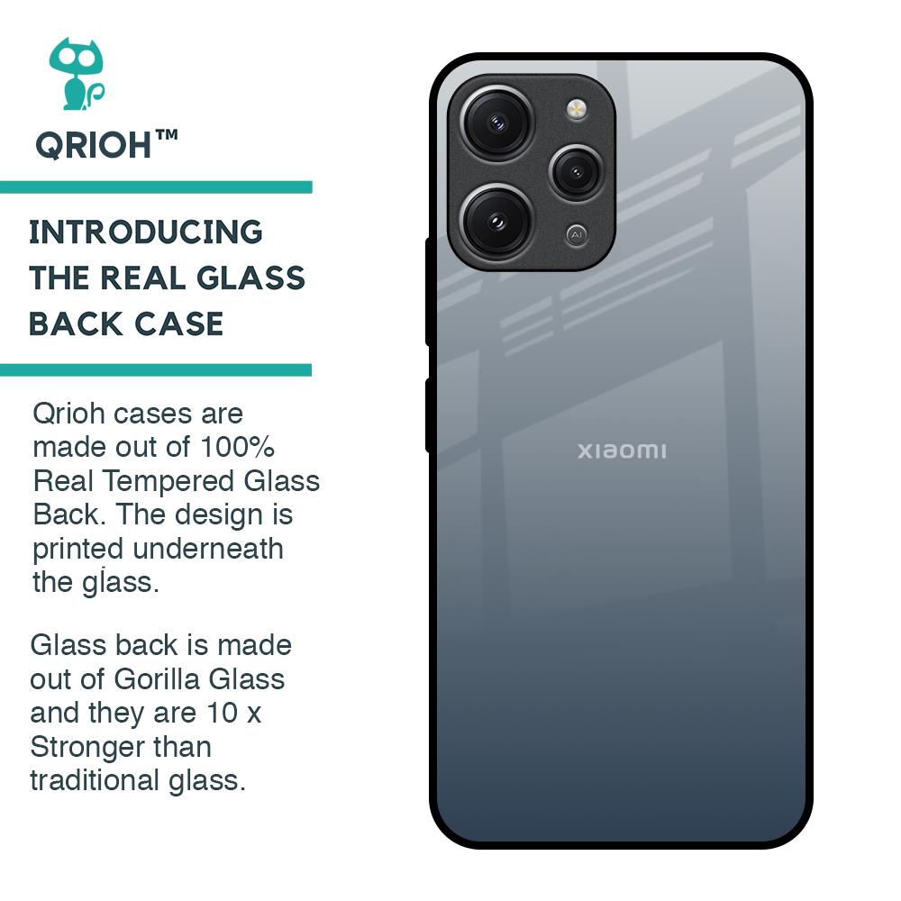 Dynamic Black Range Glass Case for Redmi 12