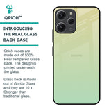 Mint Green Gradient Glass Case for Redmi 12