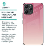Blooming Pink Glass Case for Redmi 12