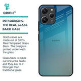 Sea Theme Gradient Glass Case for Redmi 12