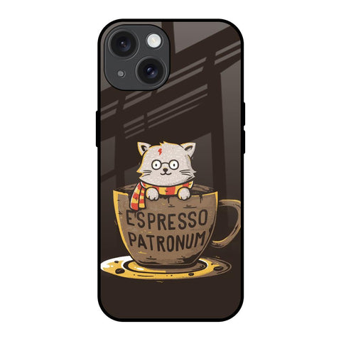 Tea With Kitty iPhone 15 Glass Back Cover Online