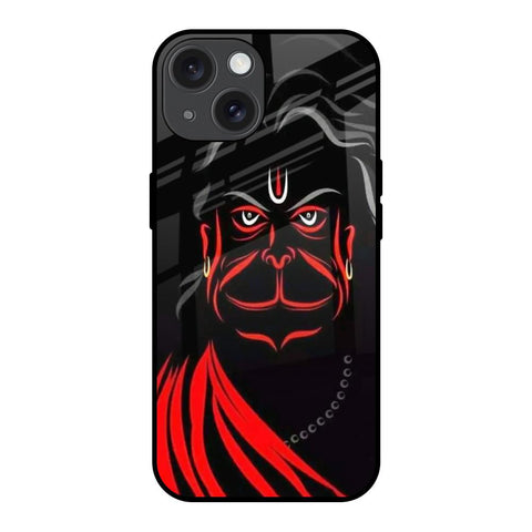 Lord Hanuman iPhone 15 Glass Back Cover Online