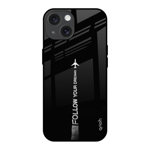 Follow Your Dreams iPhone 15 Glass Back Cover Online