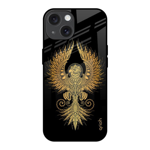 Mythical Phoenix Art iPhone 15 Glass Back Cover Online