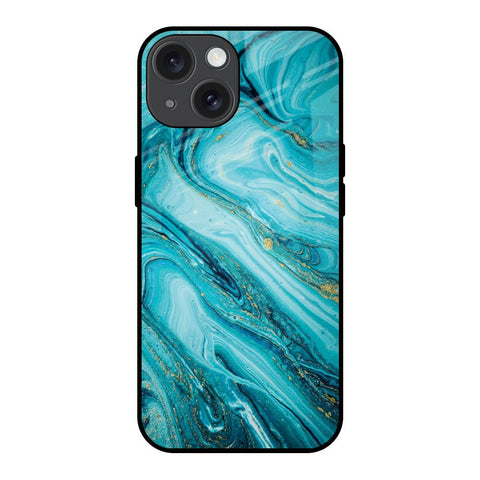 Ocean Marble iPhone 15 Glass Back Cover Online