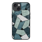 Abstact Tiles iPhone 15 Glass Back Cover Online