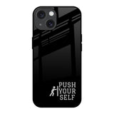 Push Your Self iPhone 15 Glass Back Cover Online