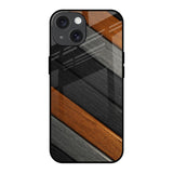 Tri Color Wood iPhone 15 Glass Back Cover Online