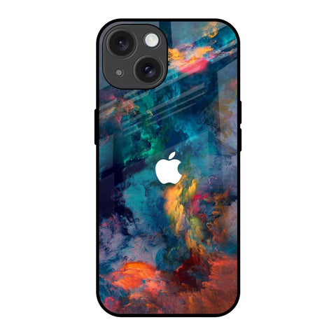 Colored Storm iPhone 15 Glass Back Cover Online