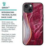 Crimson Ruby Glass Case for iPhone 15