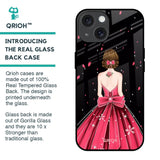 Fashion Princess Glass Case for iPhone 15