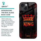 Royal King Glass Case for iPhone 15