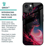 Moon Wolf Glass Case for iPhone 15