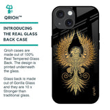 Mythical Phoenix Art Glass Case for iPhone 15