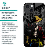 Dark Luffy Glass Case for iPhone 15