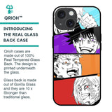 Anime Sketch Glass Case for iPhone 15