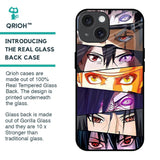 Anime Eyes Glass Case for iPhone 15