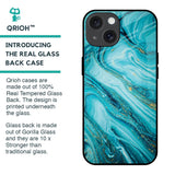 Ocean Marble Glass Case for iPhone 15