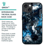 Cloudy Dust Glass Case for iPhone 15