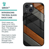 Tri Color Wood Glass Case for iPhone 15