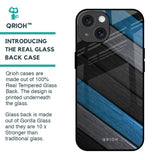 Multicolor Wooden Effect Glass Case for iPhone 15