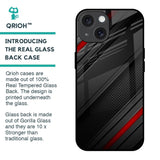 Modern Abstract Glass Case for iPhone 15