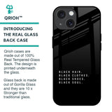 Black Soul Glass Case for iPhone 15