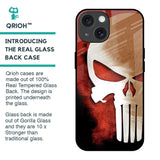 Red Skull Glass Case for iPhone 15