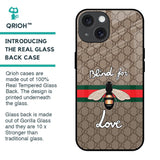 Blind For Love Glass Case for iPhone 15