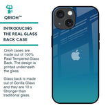 Celestial Blue Glass Case For iPhone 15