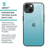 Arctic Blue Glass Case For iPhone 15