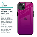 Magenta Gradient Glass Case For iPhone 15